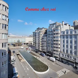Lichtrijk En Comfortabel Hoekappartement Met Gratis Parking En Zeer Gelegen - Comme Chez Soi Appartement Ostende